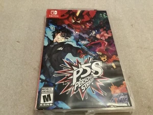 PERSONA 5 STRIKERS NINTENDO SWITCH GAME TESTED WORKS CRACKED CASE - Picture 1 of 6