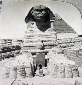 Keystone Stereoview of The Sfinge at Giza, Egitto da 600/1200 Card Set #779 T2 - Foto 1 di 3