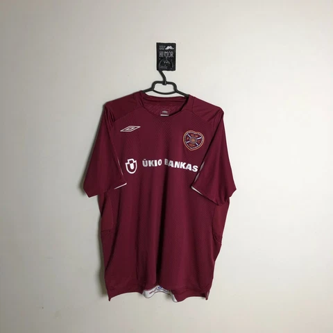 Heart Of Midlothian Jersey Home football shirt 2008 - 2009 Umbro Mens Size XL Cover