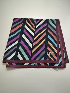 Roccobarocco Foulard Silk Scarves Scarf Square Made IN Italy - Picture 1 of 6