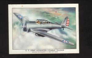 USA Curtiss Advanced Combat Trainer--1941 Carta Sigarette Ali - Foto 1 di 2