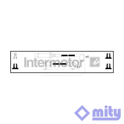 Fits Citroen BX 1982-1989 1.4 + Other Models Mity HT Ignition Leads - Image 1 of 2