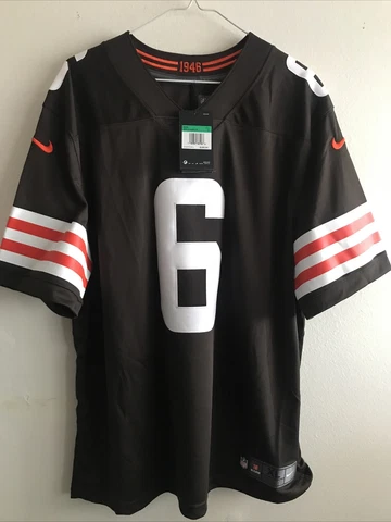 Cleveland Browns Nike 2022 #6 Mayfield Vapor Elite Jersey Size XL-NWT-$160! Cover