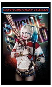 Decorazione Cake Topper Commestibile Harley Quinn - Foto 1 di 1