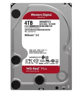 Western Digital Red Plus 4TB WD40EFZX-68AWUN0 SATA 3.5" Enterprise HDD Drive - Afbeelding 1 van 5