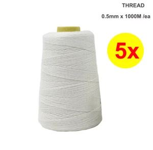 0.5mm x 1000M Poly Stitching Thread for portable Bag Sealer total 5000 m - Picture 1 of 3
