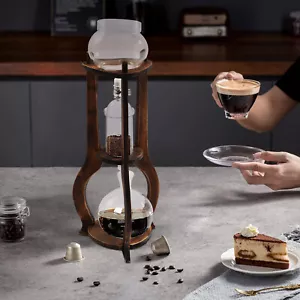 Cafetera con torre de goteo de café helado (marrón) - Imagen 1 de 9