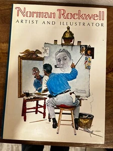 EXTRA LARGE Norman Rockwell Artist and Illustrator Book Hardcover 1st edition - Picture 1 of 10