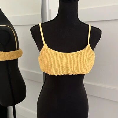 Top de natación ZAFUL TALLA 8/L amarillo estilo top corto Foto 1 de 4