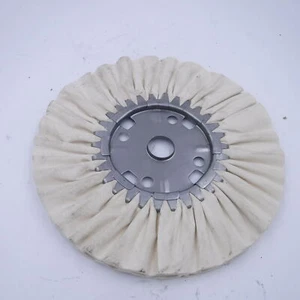 12" X 1-1/4" X 16 Ply Flannel Buffing Wheel 3000 RPM - Picture 1 of 2