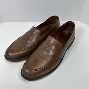 Allen Edmonds ""RANDOLPH"" Leder Penny Halbschuhe Kleid Größe 9 D braune Schuhe - Bild 1 von 24