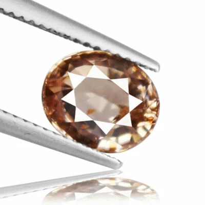 Lovely 3.21ct Pinkish Brown Color Natural Unheated Zircon Mined at Cambodia - Image 1 of 3