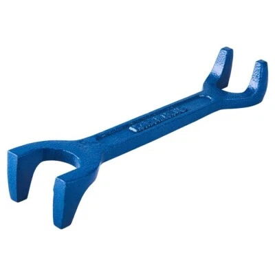 Basin Bath Sink Spanner Plumbers Tap Pipe Wrench 15mm & 22mm Heavy Duty Steel - Image 1 of 2