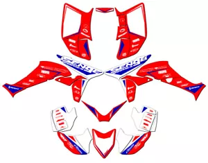 2005 TRX 450R BINARY Red Senge Graphics Kit Compatible with Honda - Bild 1 von 7