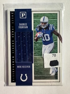 K274,516 - 2018 Panini Quest Jumbo Rookie Memorabilia #38 Daurice Fountain - Picture 1 of 1