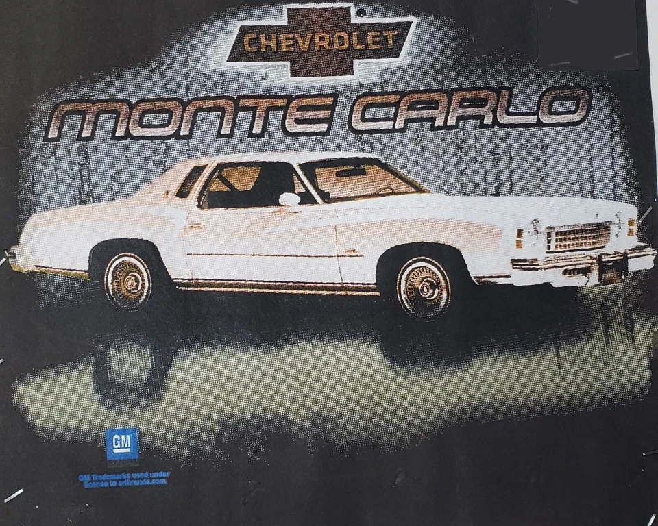 !975 Chevrolet Monte Carlo Vintage Años 90 NOS Camiseta S-XL AB X 181 Foto 1 de 1