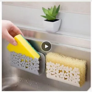 + PORTA SPUGNE SPUGNETTE PIATTI ORDINARE CUCINA MENSOLE LAVANDINO BAGNO LAVABO - Foto 1 di 17
