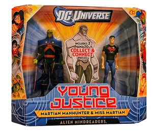 2011 Mattel DC Young Justice Martian Manhunter & Superboy Collect & Connect - Bild 1 von 3