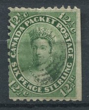 Canada 1859 Mi. 14 Senza gomma 60% 12 1/2 C, Regina