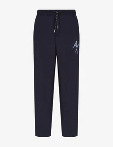 Armani Exchange Men's Athleisure Logo Cotton Sweatpants, Navy SZ.31,32,33,36 - Picture 1 of 11