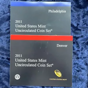 2011 United States Mint Uncirculated Coin Set - Philadelphia & Denver w/ COA - Picture 1 of 5