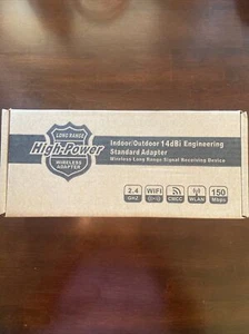 Indoor and Outdoor 14 dBi Engineering Standard Adapter 2.4 GHZ WiFi 150 Mbps - Picture 1 of 3