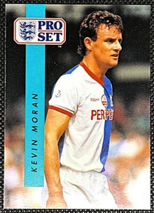 Tarjeta de fútbol de novato 1990-91 PRO SET #249 KEVIN MORAN (BLACKBURN ROVERS) - Imagen 1 de 2