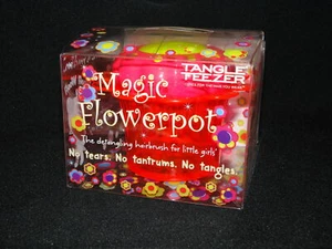 New TANGLE TEEZER Magic Flowerpot Detangling Hair Brush - Princess Pink - Picture 1 of 3