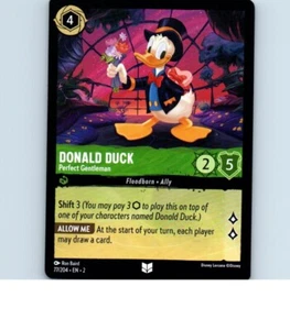 Tarjeta coleccionable del Pato Donald 77/204 de Disney Lorcana - Imagen 1 de 2