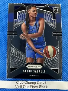 2020 #90 Satou Sabally Panini Prizm WNBA Basketball Base Card RC Wings - Picture 1 of 2