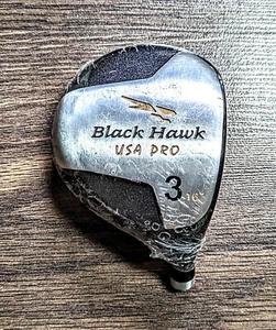 Nuevo Modelo de Piso para Hombre Acero Inoxidable Negro Hawk EE. UU. Pro #3 Fairway (Solo Cabeza) - Imagen 1 de 4