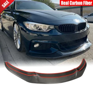 Für BMW F32 F33 F36 M-Sport 14-20 Echt Carbon Front Stoßstange Lippe Spoiler Splitter - Bild 1 von 12