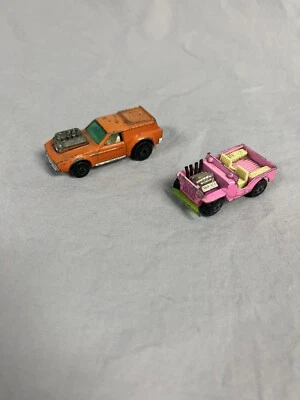 Vintage Lot Matchboxes 1971 1975 Lot of 2 Cars All From 1970s Made In England - Image 1 of 4