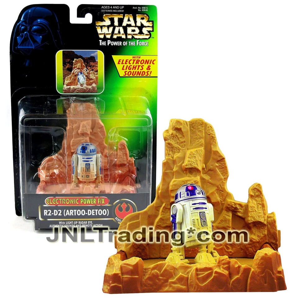 Year 1996 Star Wars Power of the Force Electronic 3" Figure R2-D2 (ARTOO-DETOO) - Image 1 of 1