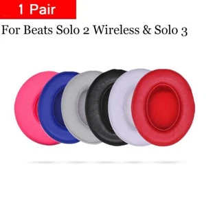 Wireless Earphone Headset Replacement Earpads Cushion For Beats Solo 2 3 - Picture 1 of 15