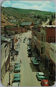 Postcard Central City Colorado Main Street Old Cars Shops Gilpin County - Picture 1 of 2