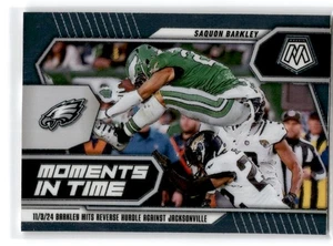 2025 Panini Mosaic #5 Saquon Barkley Moments In Time - Picture 1 of 2