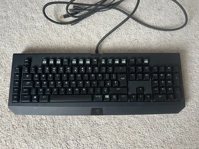 Razer Blackwidow Ultimate 2014 Mechanical Keyboard Greenlight UK Layout - Image 1 of 4