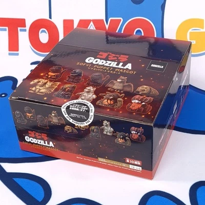 Godzilla Soft Vinyl Puppet Mascot Full Set of 10pcs Figure Ensky JP Official New - Image 1 of 4