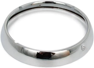AnXin 7" Chrome Headlight Headlamp Trim Ring - Picture 1 of 5