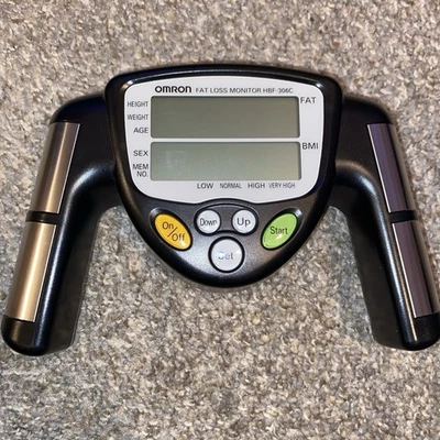 Монитор потери жира Omron HBF-306CN проверенный рабочий ~ хорошее состояние товара - Изображение 1 из 4