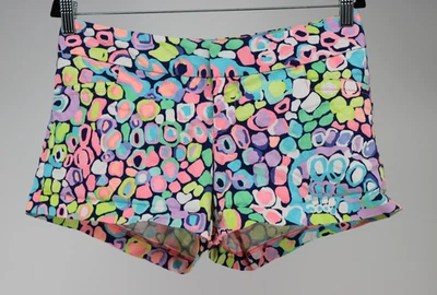 Pantalones Cortos Lilly Pulitzer Mujer Talla 4 Multicolor Geométrico Chino Elástico 4" Entrepierna Foto 1 de 4