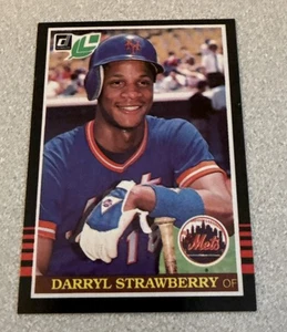 1985 Donruss Leaf #159 Darryl Strawberry New York Mets - Picture 1 of 2