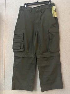 New Boy Scouts of America Convertible Uniform Pant Classic Green Zip Off Mens 30 - Picture 1 of 7