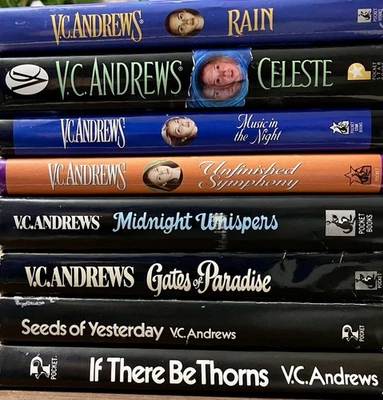 large lot (8) Hardcover Book Club Editions ALL by VC Andrews V.C. - Image 1 of 4