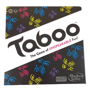 Hasbro Gaming Taboo: The Game of UNSPEAKABLE Fun! Word Guessing Game | Card Game - Picture 1 of 6