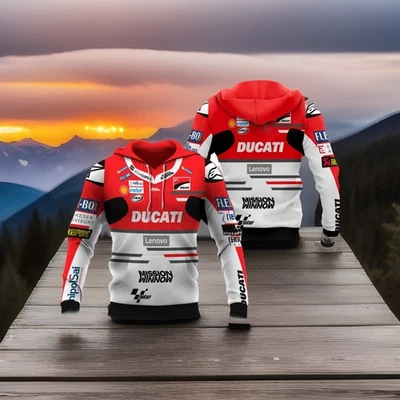 Sudadera con capucha para hombre Ducati Moto Foto 1 de 2