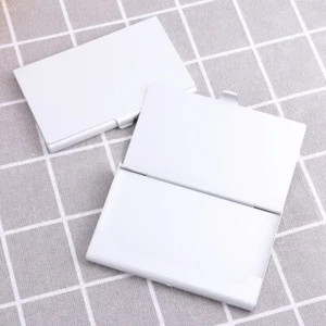 2 Stück Halter für Business Organizer Geschäftskarten Aluminiumschale - Bild 1 von 19
