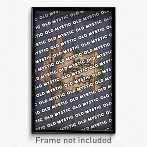Old Mystic Connecticut Poster (CT City Souvenir 11x17 Town Print) - Picture 1 of 1
