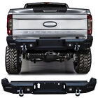 For 2017-2023 Ford F250 F350 Steel Rear Bumper with D-rings and LED Lights